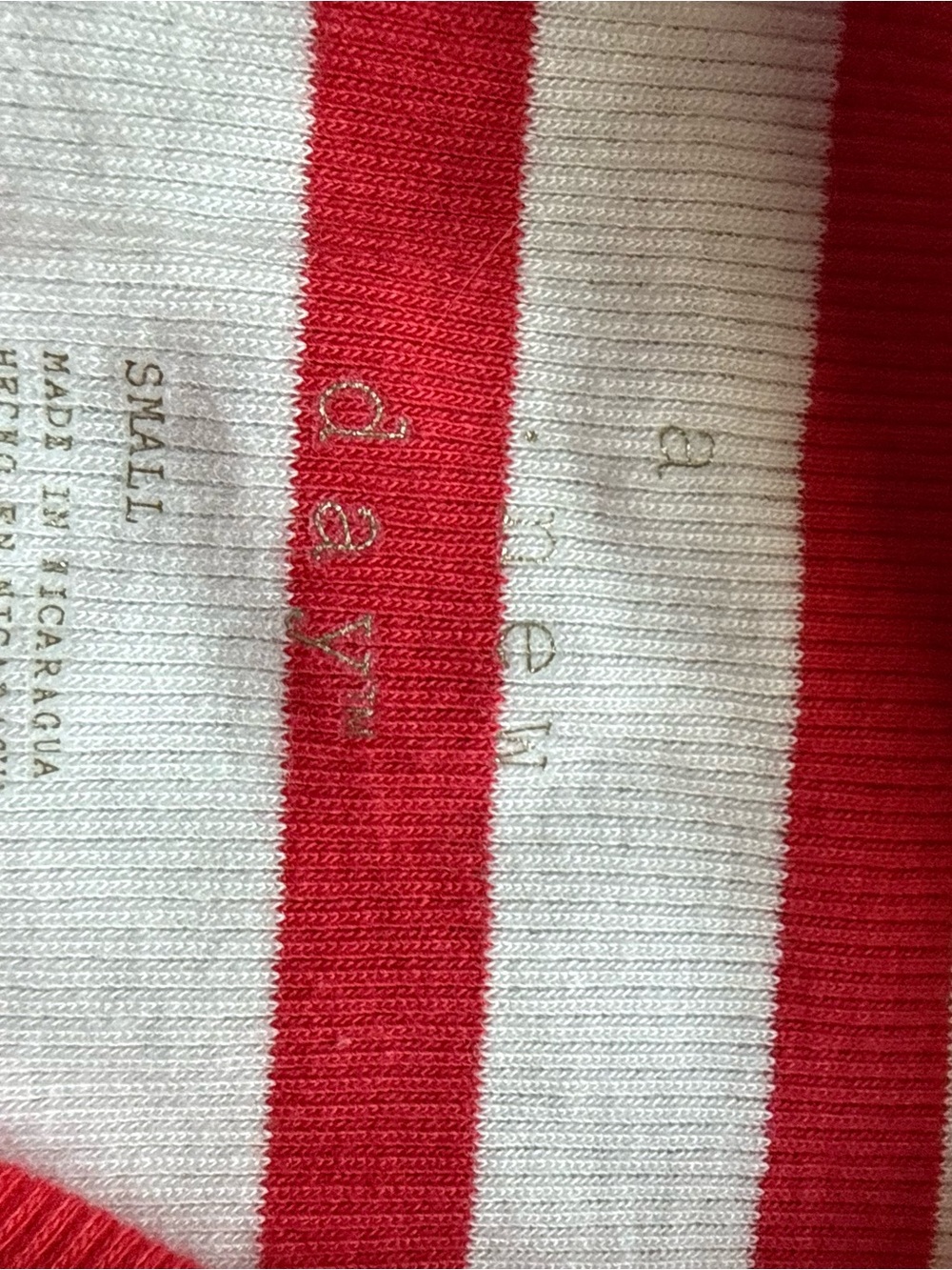 Red and White Striped Tank - Picture 2 of 2